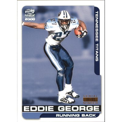 2000 Paramount HoloSilver #235 Eddie George