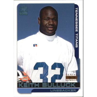 2000 Paramount Platinum Blue #233 Keith Bulluck