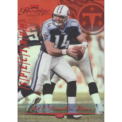 2000 Playoff Prestige Spectrum Red #181 Neil O'Donnell