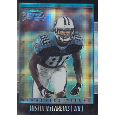 2001 Bowman Chrome Xfractors #227 Justin McCareins