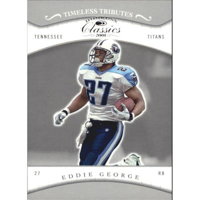 2001 Donruss Classics Timeless Tributes #93 Eddie George