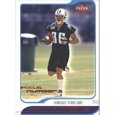 2001 Fleer Focus Numbers #230 Justin McCareins/177