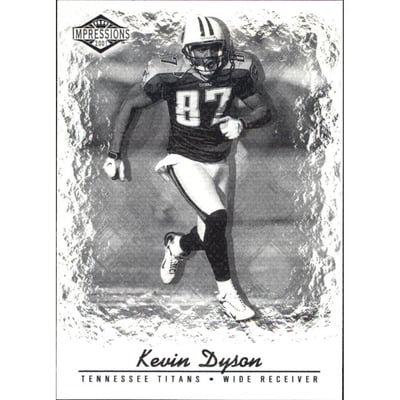 2001 Pacific Impressions Shadow #136 Kevin Dyson