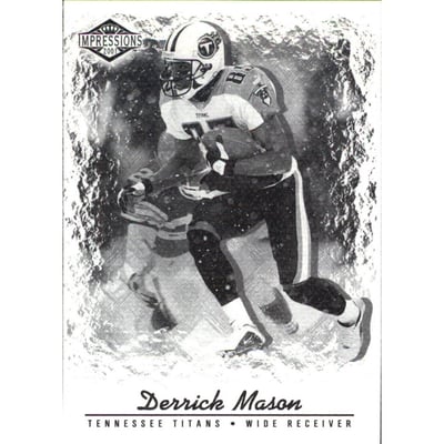 2001 Pacific Impressions Shadow #139 Derrick Mason