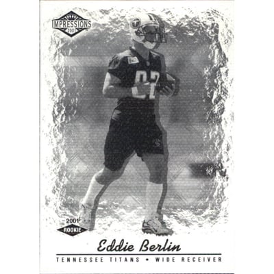 2001 Pacific Impressions Shadow #213 Eddie Berlin
