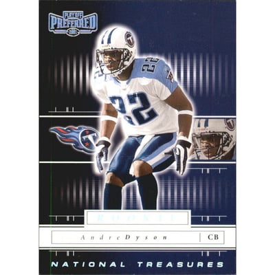 2001 Playoff Preferred National Treasures Silver #194 Andre Dyson