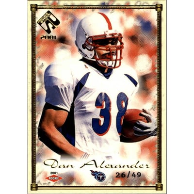 2001 Private Stock Gold Framed #171 Dan Alexander