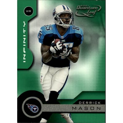 2001 Quantum Leaf Infinity Green #182 Derrick Mason