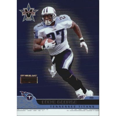 2001 Vanguard Premiere Date #95 Eddie George
