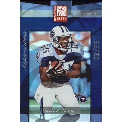2002 Donruss Elite Aspirations #53 Derrick Mason/85