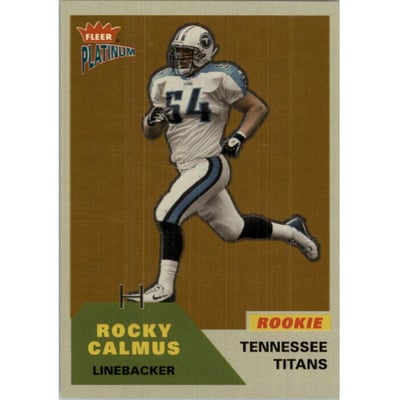 2002 Fleer Platinum Finish #263 Rocky Calmus