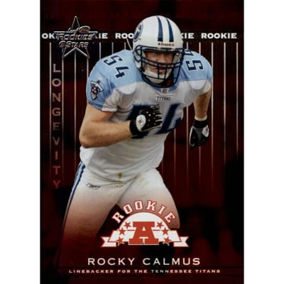 2002 Leaf Rookies and Stars Longevity #272 Rocky Calmus
