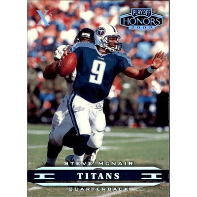 2002 Playoff Honors X's #94 Steve McNair