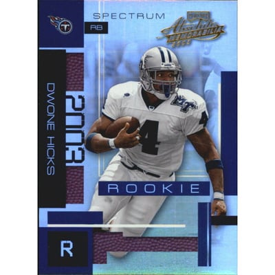 2003 Absolute Memorabilia Spectrum #107 Dwone Hicks