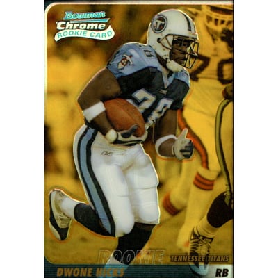 2003 Bowman Chrome Gold Refractors #146 Dwone Hicks