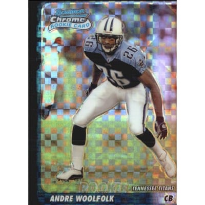 2003 Bowman Chrome Xfractors #170 Andre Woolfolk