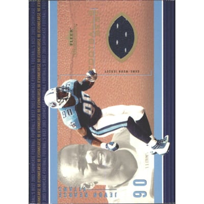 2003 Fleer Showcase Football's Best Jerseys Gold #FBJK Jevon Kearse LE