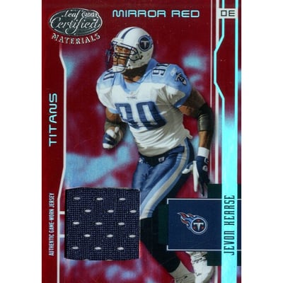 2003 Leaf Certified Materials Mirror Red #126 Jevon Kearse