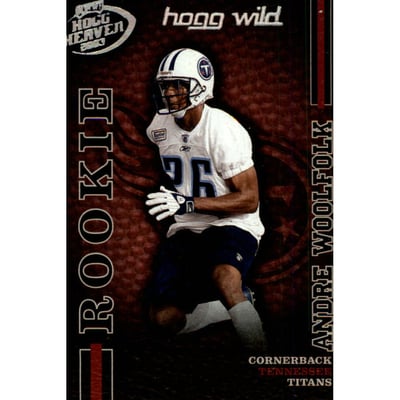 2003 Playoff Hogg Heaven Hogg Wild #191 Andre Woolfolk