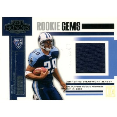 2003 Playoff Honors X's #209 Chris Brown JSY
