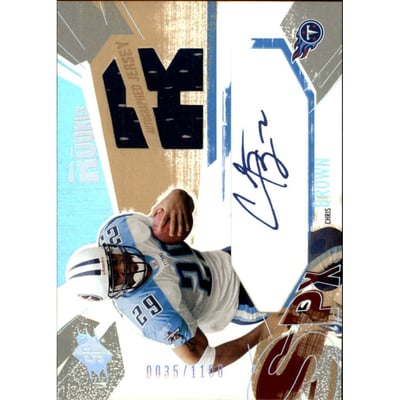 2003 SPx #193 Chris Brown JSY AU RC