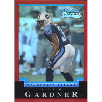 2004 Bowman Chrome Red Refractors #123 Rich Gardner