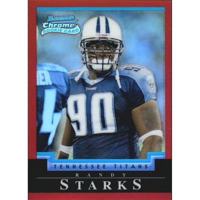 2004 Bowman Chrome Red Refractors #143 Randy Starks
