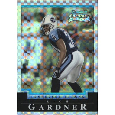 2004 Bowman Chrome Xfractors #123 Rich Gardner