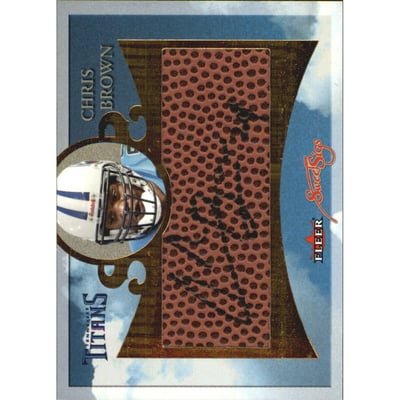 2004 Fleer Sweet Sigs Autographs Gold #CB Chris Brown/29