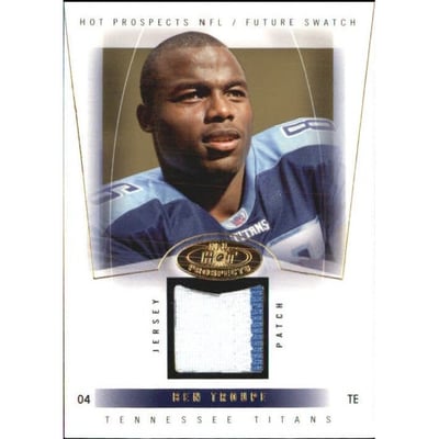 2004 Hot Prospects #100 Ben Troupe JSY RC