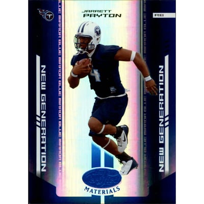 2004 Leaf Certified Materials Mirror Blue #173 Jarrett Payton