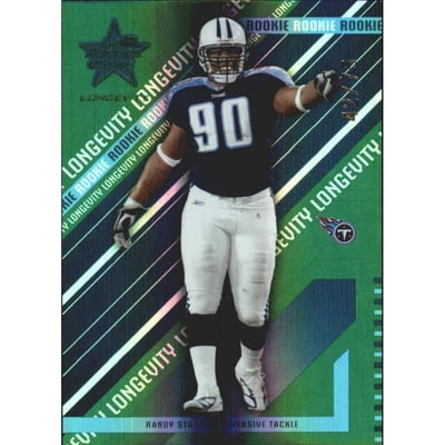 2004 Leaf Rookies and Stars Longevity Emerald #196 Randy Starks