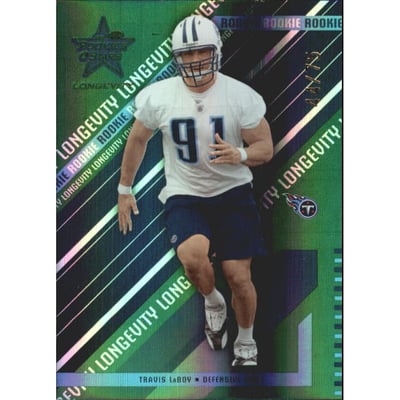 2004 Leaf Rookies and Stars Longevity Emerald #198 Travis LaBoy