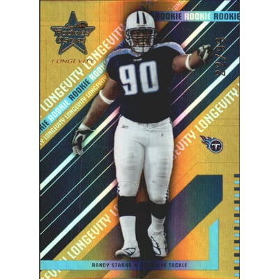 2004 Leaf Rookies and Stars Longevity Gold #196 Randy Starks
