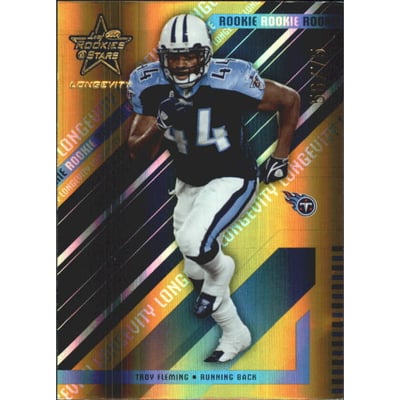 2004 Leaf Rookies and Stars Longevity Gold #245 Troy Fleming