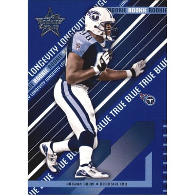 2004 Leaf Rookies and Stars Longevity True Blue Parallel #194 Antwan Odom