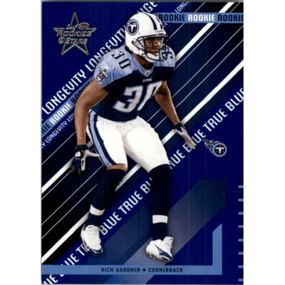 2004 Leaf Rookies and Stars Longevity True Blue Parallel #197 Rich Gardner