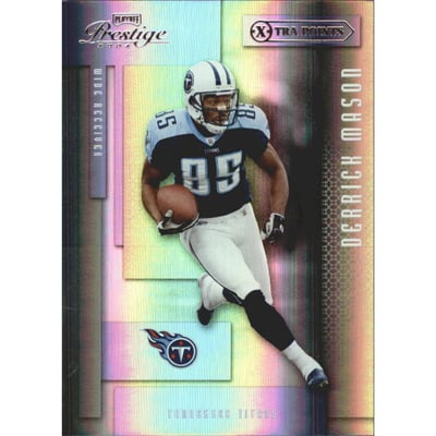 2004 Playoff Prestige Xtra Points Purple #141 Derrick Mason