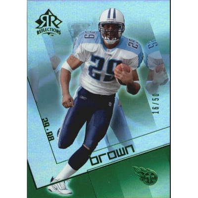 2004 Reflections Green #96 Chris Brown