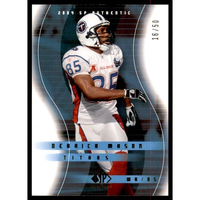 2004 SP Authentic Gold #86 Derrick Mason