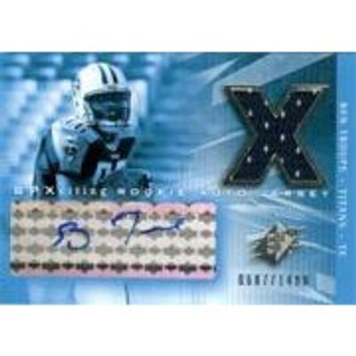 2004 SPx #198 Ben Troupe JSY AU RC