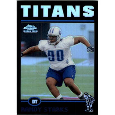 2004 Topps Chrome Black Refractors #272 Randy Starks