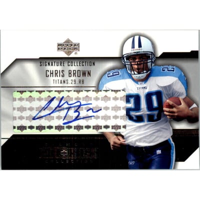 2004 UD Diamond Pro Sigs Signature Collection #SCCB Chris Brown SP