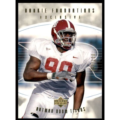 2004 Upper Deck Foundations Exclusive Gold #166 Antwan Odom