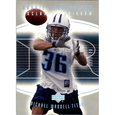 2004 Upper Deck Foundations Exclusive Rainbow Silver #227 Michael Waddell