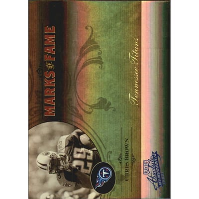 2005 Absolute Memorabilia Marks of Fame Spectrum #8 Chris Brown