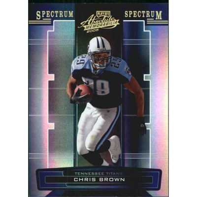 2005 Absolute Memorabilia Spectrum Gold #142 Chris Brown