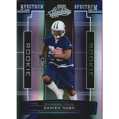 2005 Absolute Memorabilia Spectrum Silver #176 Damien Nash