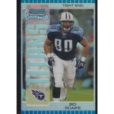 2005 Bowman Chrome Silver Refractors #184 Bo Scaife