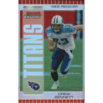 2005 Bowman Chrome Silver Refractors #60 Drew Bennett